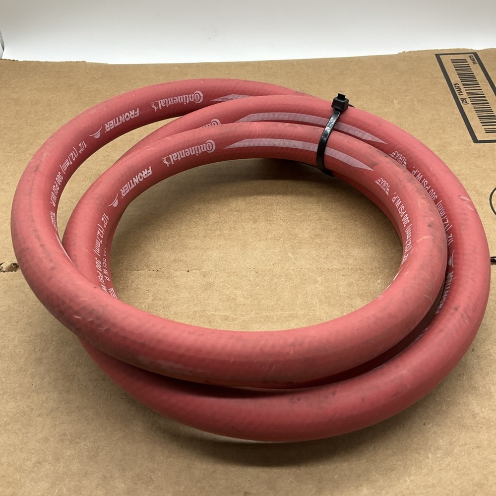 6 ft Continental Frontier 1/2" (12.7 mm) 300 psi Hose - Male Ends
